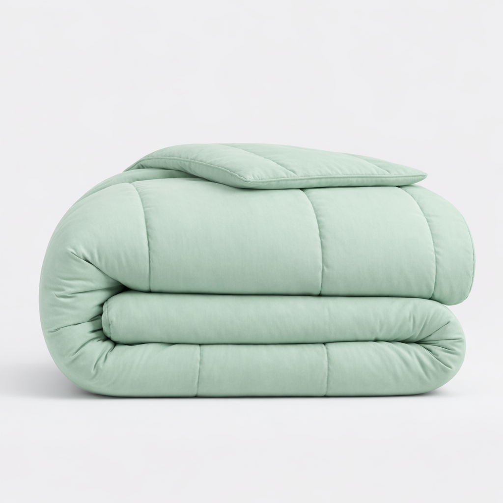 Edredom Nuvem Verde Eucalipto