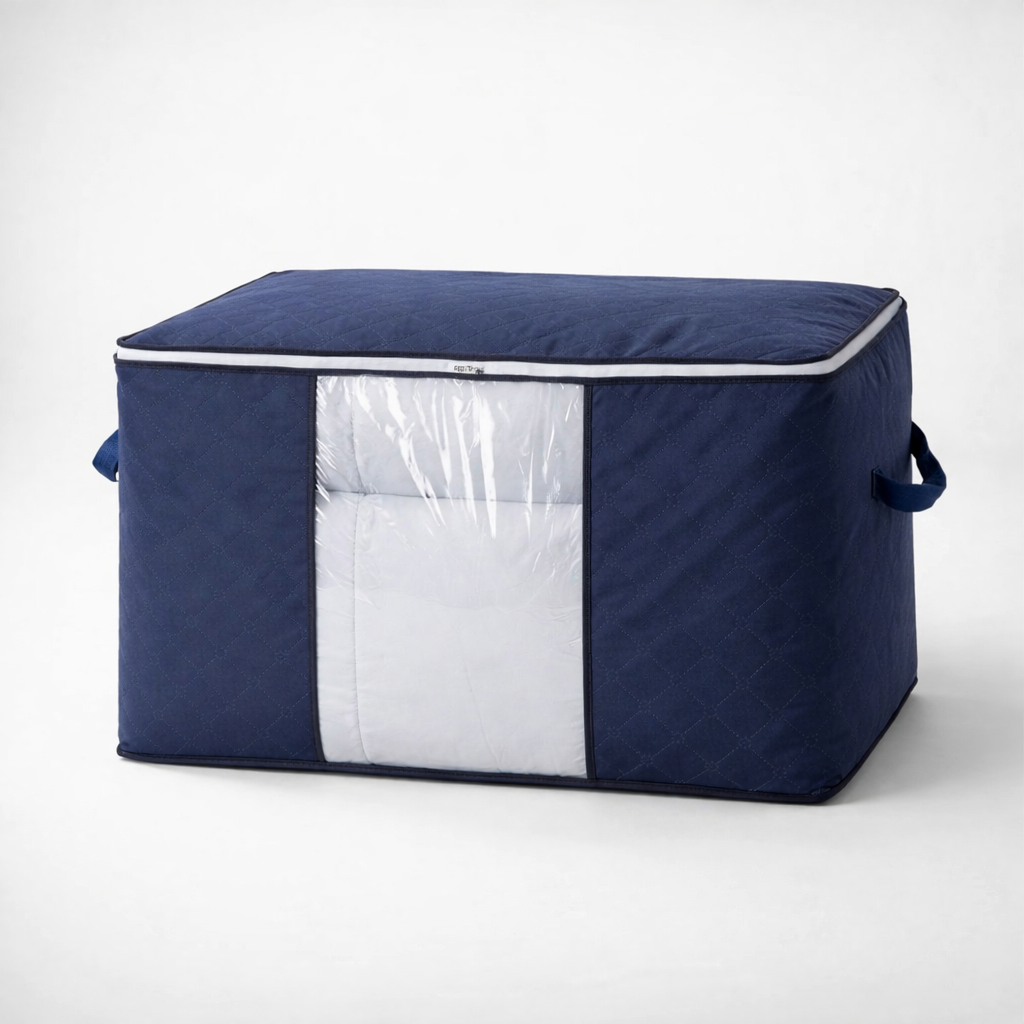 Bolsa Organizadora de Edredom Azul