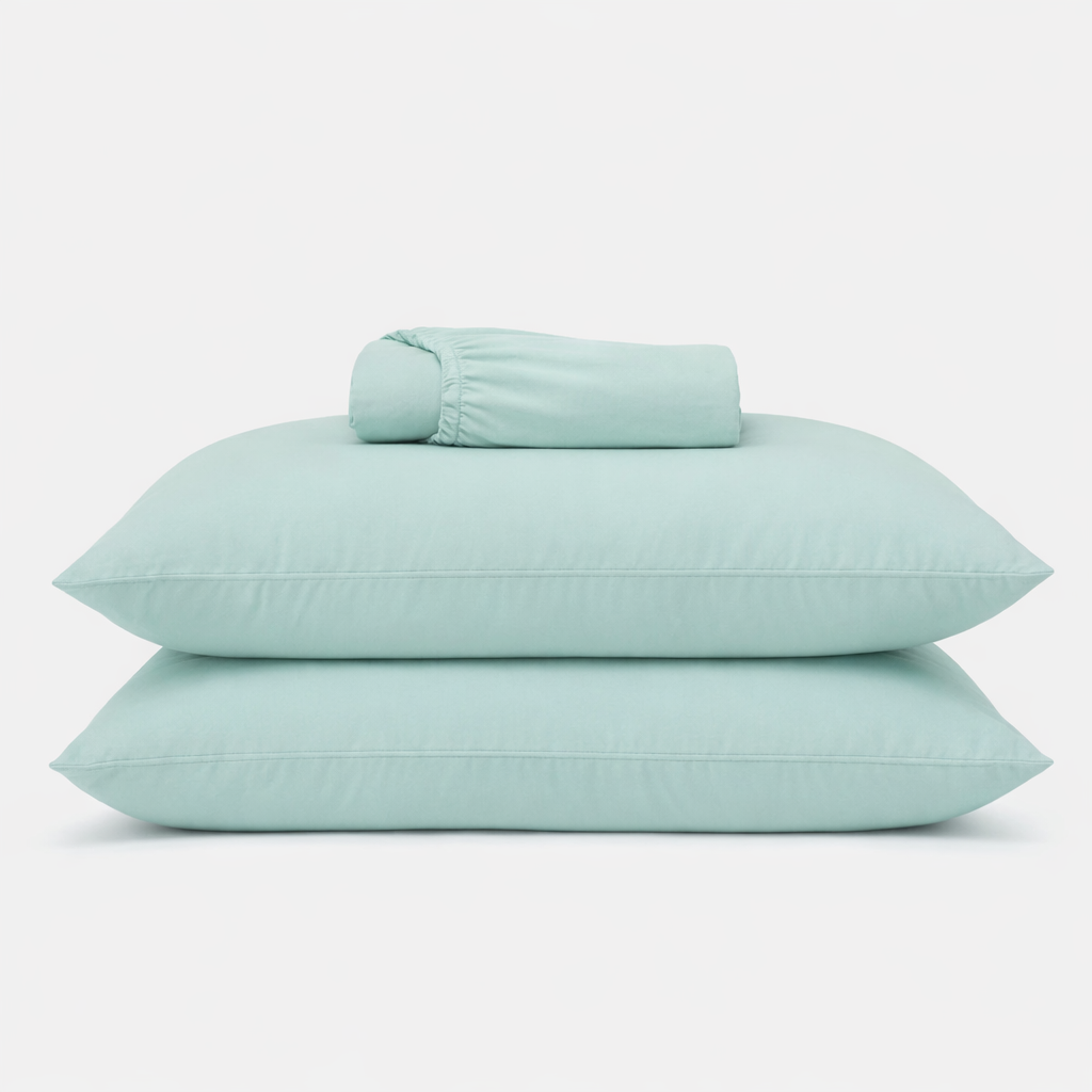 Edredom Nuvem Verde Eucalipto