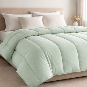 Edredom Nuvem Verde Eucalipto