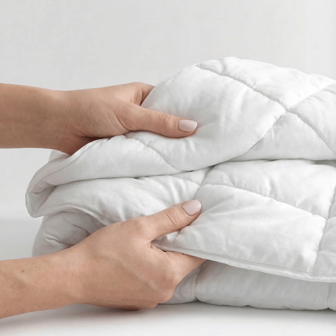 Edredom Aurora 600 Fios Branco - ECO HOUSI