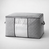 Bolsa Organizadora de Edredom Cinza