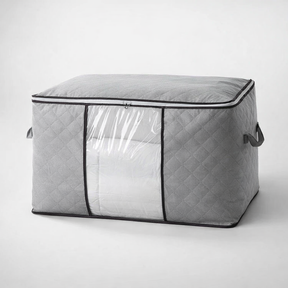 Bolsa Organizadora de Edredom Cinza