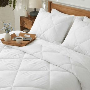 Edredom Aurora 600 Fios Branco - ECO HOUSI
