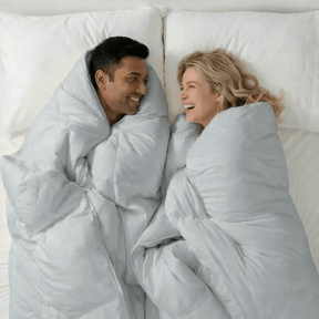 Edredom Aurora 600 Fios Cinza - ECO HOUSI