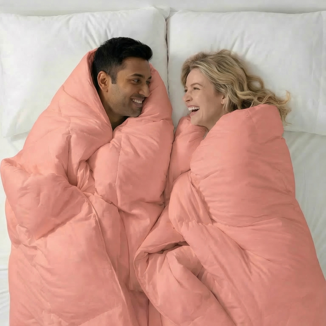 Edredom Aurora 600 Fios Rosa