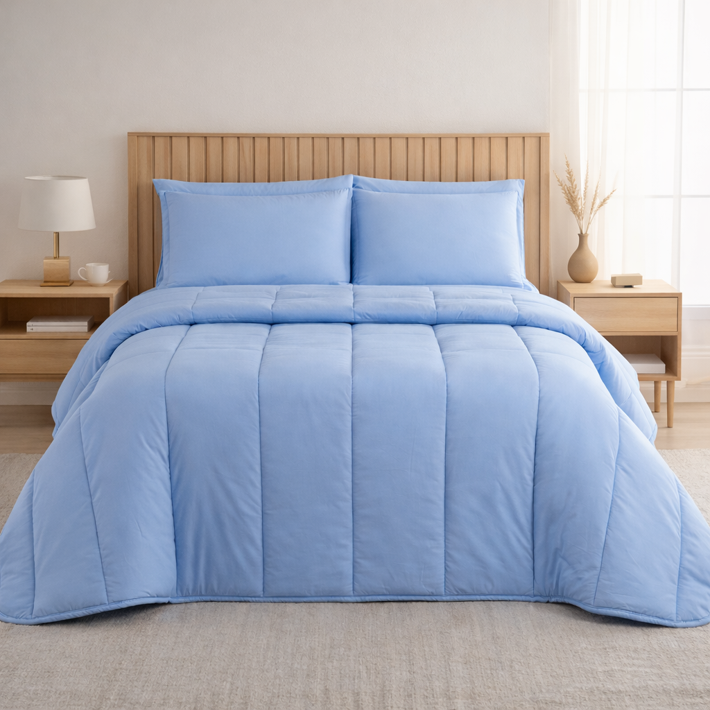 Edredom Nuvem Azul Sereno